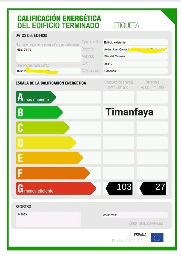 Timanfaya Appartement *